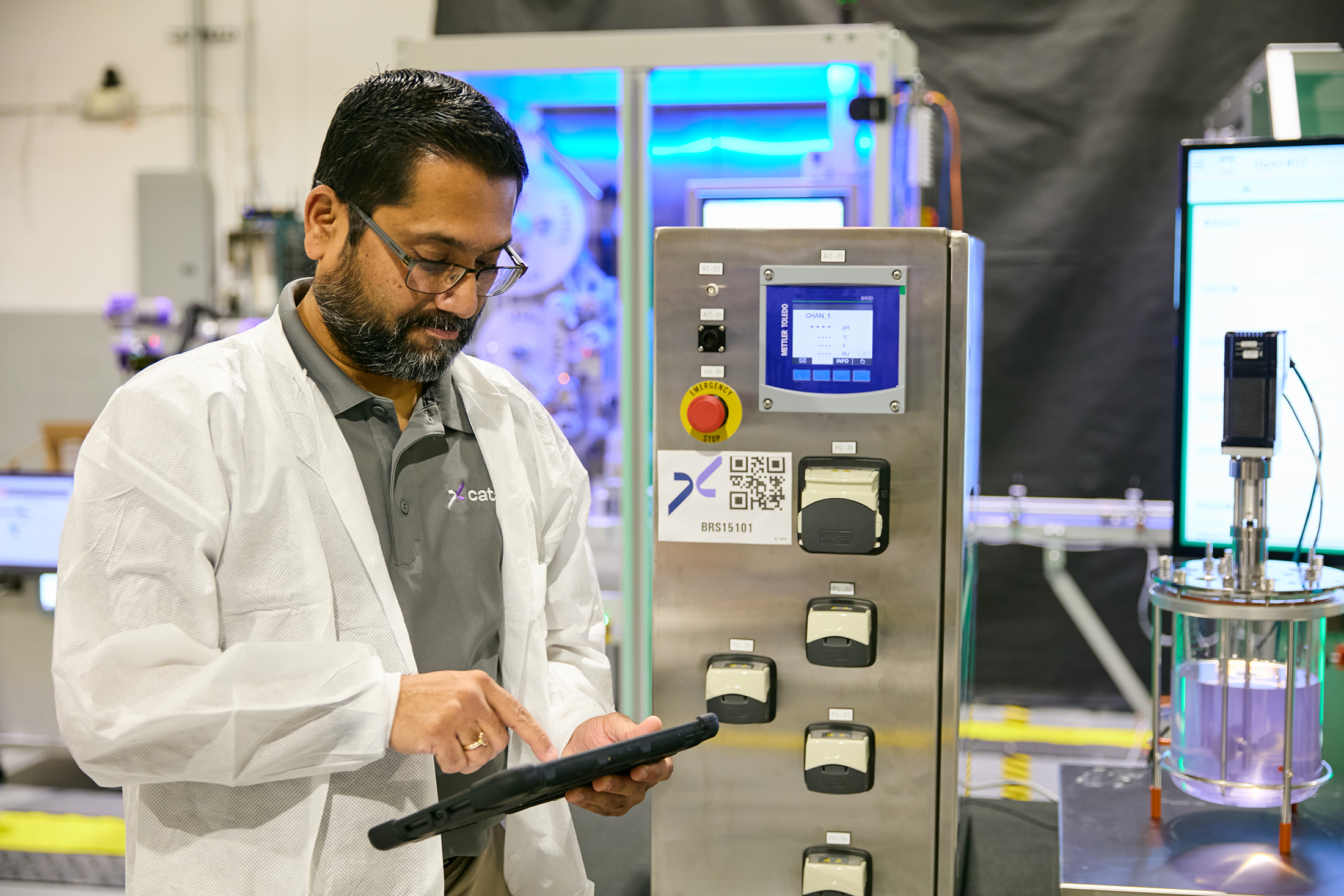 OpenBIO Bioreactor Control  Adwait Action Shot