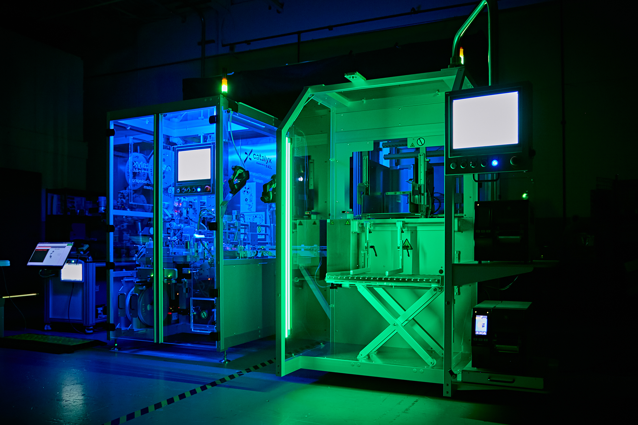 PV 1300 and Semi Automatic Case Packer
