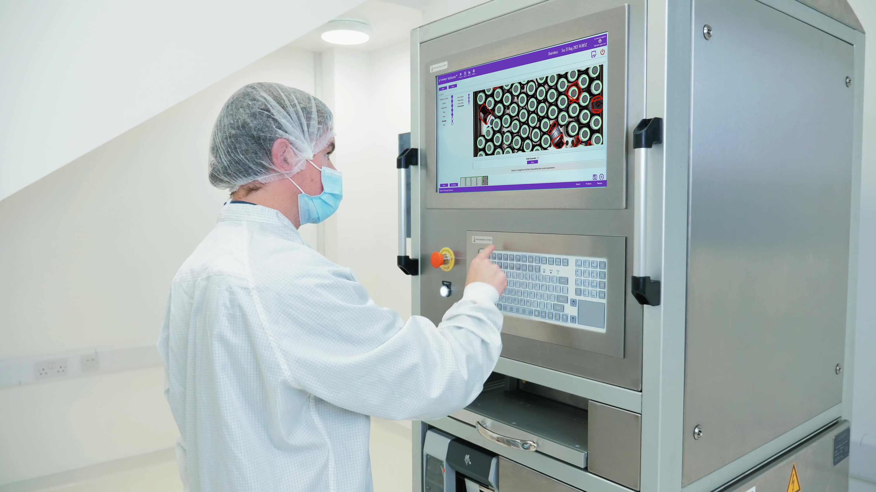 Vial Counting Machine with Results on Screen
